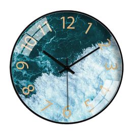 Wall Clocks Silent Clock Non Ticking Arabic Numeral Round Nordic Decorative For Kitchen Dining Room And BedroomWall