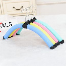 Hangers & Racks 10 Pcs/lot Form Children's Clothes Hanger Colourful Kids Coat For Garment Shop Display Curving Clothing Support