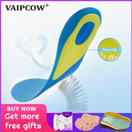 Silicone Insoles Foot Care for Plantar Fasciitis Orthopaedic Massaging Shoe Inserts Shock Absorption Shoe pad Unisex