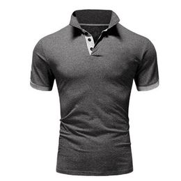 Covrlge PoloShirt Men Summer Stritching Business Clothes Luxury Men Tee Shirt Men's Shorts Sleeve Poloshirt Brand Polos MTP129 220418