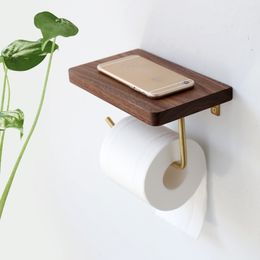 Nordic Luxury Paper Towel Rack Wooden Tissue Storage Holder Toilet Roll Bathroom Organizer Tools Wall Decor Y200407