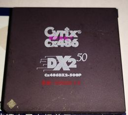 Cyrix CX486 DX2 Integrated circuits Electronics Components ICs CX486DX2-50GP , Gold CPGA-168 Pins Ceramic package . 486 Vintage microprocessor , 486DX2 old cpu Collect