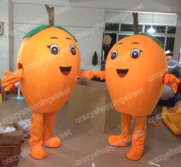 Halloween Orange Mascot Costume Cartoon Anime theme character Adults Size Christmas Carnival Birthday Party Outdoor Outfit