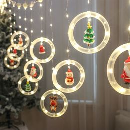 happy new year christmas Australia - LED Light String Garland Merry Christmas Decor For Home Xmas Gifts Navidad Christmas Tree Ornaments Happy New Year 220316