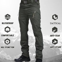 Men's Pants Military Tactical Waterproof Cargo Men Breathable SWAT Army Solid Colour Combat Trousers Mens Work Joggers S-5XLMen's Drak22