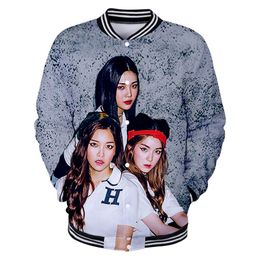 Men's Jackets Red Velvet Fashion 3D Printed Baseball Women/Men Casual Long Sleeve 2022 Trendy Streetwear ClothesMen's