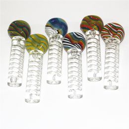 Factory Wholesale Handmade Glass Tobacco Pipes Glycerin Cooling Oil Glass Smoking Pipe Burner