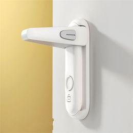 Safety Gates Door Lever Lock Baby Proofing Handle Lock Childproofing Doors Knob Lock Easy to Instal 1170 E3