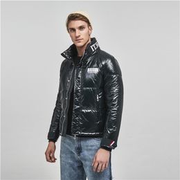 Men Winter Jacket Men Waterproof Windproof Winter jacket Coat Solid Hooded Casual Outwear Clothing Jacket Down 201209