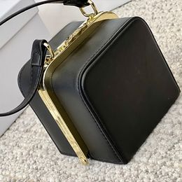 Qualità superiore Nuovo stile presbiopia Borsa piccola per bambini Borsa quadrata in pelle mini Hardware c