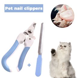 Professional Pet Dog Grooming Nail Clipper Stainless Steel Dogs Cat Trimmer Labor-Saving Nails Clippers Convenient Supplies YF0038