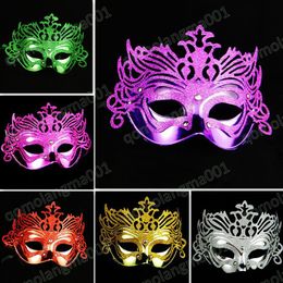 Masquerade Mask Wedding Carnival Party Performance Purple Costume Lady Glitter Mask Sexy Halloween Cosplay Prom Eye Face Mask