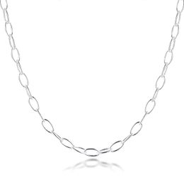 Chains Link Chain Necklace 925 Sterling Silver Jewelry 2022 Trend For Mother Gift Women Party Deree