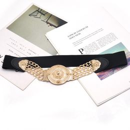 Belts For Women Plus Size Belt Wide Big Cummerbunds Elastic Designer High Quality Fashion Dress Stretch ChainBelts