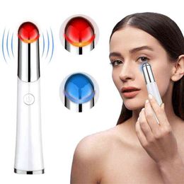 Eye massage stick household three in one beauty desalination fine lines eye instrument lip introduction220505