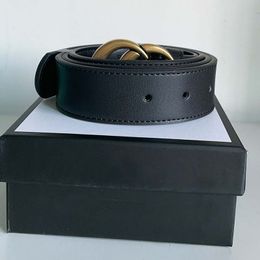 Men Ceinture Designer Belts Classic fashion luxury casual letter L smooth buckle womens men's leather belt width 3.8cm with Box