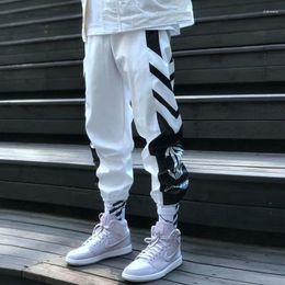 Men's Pants Streetwear Hip Hop Joggers Men Women Loose Harem Ankle Length Trousers Sport Casual Harajuku White Techwear KoreanMen's Drak22