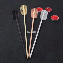 Sublimation Garden Stainless Steel Straight Tube New Arrival Candle Snuffer Wick Trimmer Candle Cover Hand Tools Accessories Safely Extingu