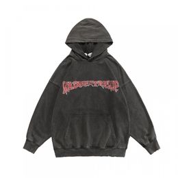 Dark men's hip hop oversized hoodie graphic print streetwear pullover sweatshirt Harajuku casual cotton hooded jacket 220402