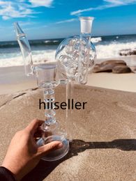 Glass Bubbler hookahs Collector Smoke Pipe Glass Water Bongs Dab Rigs With 14mm Glass Ash Catcher dabber