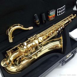 gold lacquer UK - YANAGISAWA Tenor Saxophone T-992 Gold Lacquer Professional Tenor Sax With Case Reeds Neck Mouthpiece Brand New284u