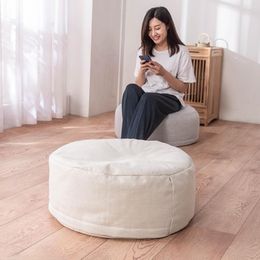 Cushion/Decorative Pillow Home Cotton And Linen Lazy Cushion Round Thickened Floor Tatami Sitting Pier Bedroom Living RoomCushion/Decorative