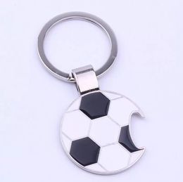New Football Bottle Opener Key Ring Keychain Metal Aolly Key Chain Soccer Ball Football Key Chains
