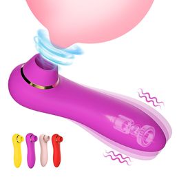 Silicone Vagina Sucking Vibrators Oral sexy Clitoris Sucker Nipples Vacuum Stimulator Toys for Woman Adults 18 Masturbators