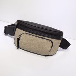 fashion Black/grey soft men waist bag with box women belt bags designers bags men shoulder bag crossbody bag backpack handbag