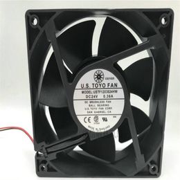 Wholesale fan: Original USTF1203824HW 24V 0.36A 12CM two-wire industrial computer inverter fan