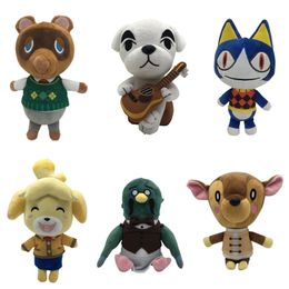 20-25cm Animal Crossing Plush Dolls Stuffed Animal Figures Cute Plushies Kids Party Gift