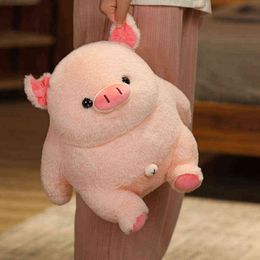 Cm Beautiful Squishy Pig Hugs Simulation Piggy Pillow Filled Soft Animal Dolls Cute Birthday Gift For Children Girl J220704