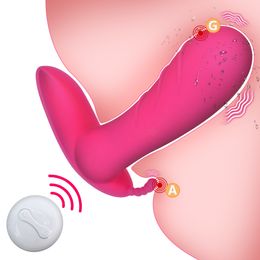 OLO Wear Dildo Vibrator Adult Orgasm Masturbator Wireless Remote Control sexy Toy for Women G Spot Massage Clitoris Stimulate