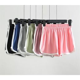 Sports shorts women summer casual wear three-quarter pants Korean fashion yoga beach candy Colour 220509