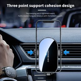 Gravity Car Holder For Phone Air Vent Clip Mount Mobile Cell Stand Smartphone GPS Support For iPhone 13 12 Xiaomi Samsung All Phones