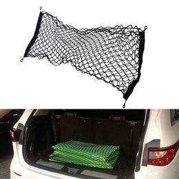 Car Organizer 90x40cm Car-styling Boot String Mesh Elastic Nylon Rear Back Cargo Trunk Storage Luggage Net Holder