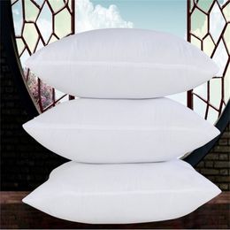 Thick Cottonpadded Cushion Pillow Core Inner for Sofa Cushion Soft PP Cotton Pillows Filling 4545 Seat Cushion Core 201009