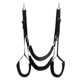 Nxy Sm Bondage Couples Erotic Sexual Bdsm Soft Nylon Swing for Women Men Couple Slave Restraint Indoor Sling Games 1216