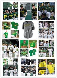 2022 NCAA Custom Oregon Ducks UO College Stitched Baseball Jersey 66 RJ Gordon 51 Adam Maier 45 Dylan Sabia 12 Matt Dallas 47 Tommy Brandenburg 33 Jacob Hughes Jerseys