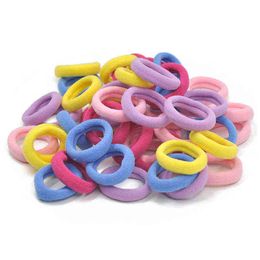 Aikelina 50pcs/lot 3cm Hair Rubber Bands Accessories small Size Wholesale 2017 New Fashion Candy Colors Hair Elastics For girl AA220323