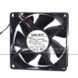Fans & Coolings Original NMB 3110RL-05W-B79 24V 0.24A 8CM 8025 3-wire Double Ball Bearing Inverter Cooling FanFans