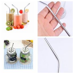 UPS Stainless Steel Drinking Straws Reusable Straws Metal Drinking Straw Bar Drinks Party wine Accessories