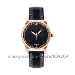 Wristwatches Wholesale Women's Bracelet Watches Rose Gold Case Dress Watch Women Fashion Casual Quartz Leather WristwatchWristwatches