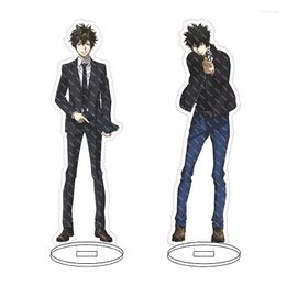 Keychains Anime Psycho-Pass Acrylic Figures Arata Shinya Akane Character Stand Models Plate Desk Decor Standing Sign Fred22