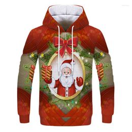 Men's Hoodies & Sweatshirts Christmas Dress Up Costume Santa Claus Hoodie Gift Men's 3d Sweatshirt Sportswear Pullover SweaterMen's