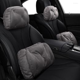 Seat Cushions 2022 Car Headrest Cervical Pillow Cushion Back Neck Protective Fit More Than 95% Cars