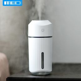 MEIDI Humidifier in car Aromatherapy Diffuser Portable USB Quiet Ultrasonic Aroma Cool Mist 7 Fascinating LED Night Lights 201009