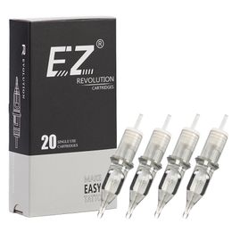 ez needle cartridges UK - EZ Revolution Tattoo Needles Cartridge Round Liners # 12 0.35 MM Long Taper 5.5 for Machine and Grips 20 PCS Box 220316