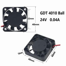 Fans & Coolings Gdstime 5 Pcs 24V 4cm 40x40x10mm Ball Bearing 2Pin DC Brushless Cooling Fan 40mm X 10mm 4010Fans