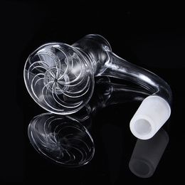 Seamless Fully Weld Beveled Edge Blender Spin With Ball Bucket Quartz Banger Nails Smoking Accessories 10mm 14mm male 45 90 Degree FWQB16